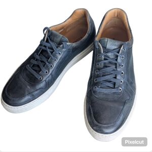 Magnanni Bobbi Men's Sneakers Size 10.5 Ombre Blue Leather Casual Shoes